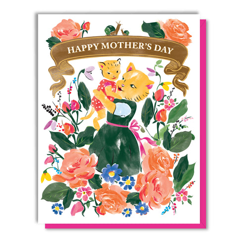 Happy Mother's Day Cat & Kitten Card