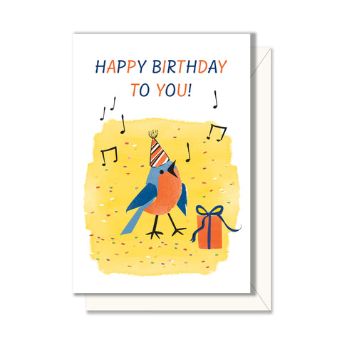 Birthday Tweets Enclosure Card