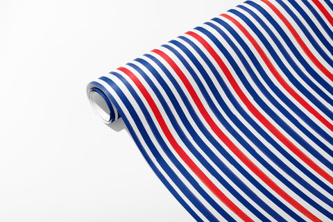 Red, White and Blue Stripes Wrap